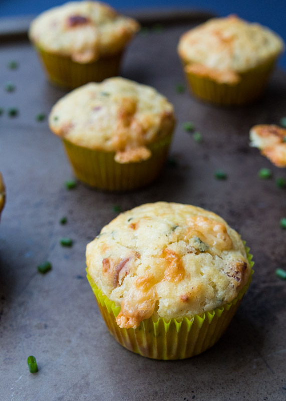 Irish Cheddar, Bacon & Potato Muffins  |  Lemon & Mocha