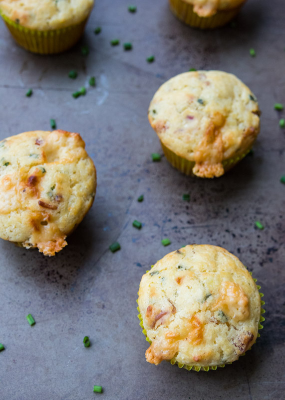 Irish Cheddar, Bacon & Potato Muffins  |  Lemon & Mocha