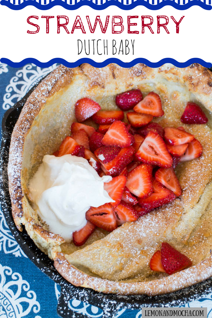 Strawberry Dutch Baby  |  Lemon & Mocha