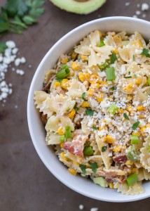 Mexican Street Corn Pasta Salad  |  Lemon & Mocha