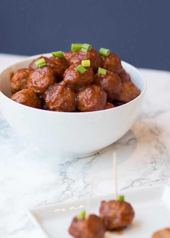 Best Slow Cooker Cocktail Meatballs  |  Lemon & Mocha