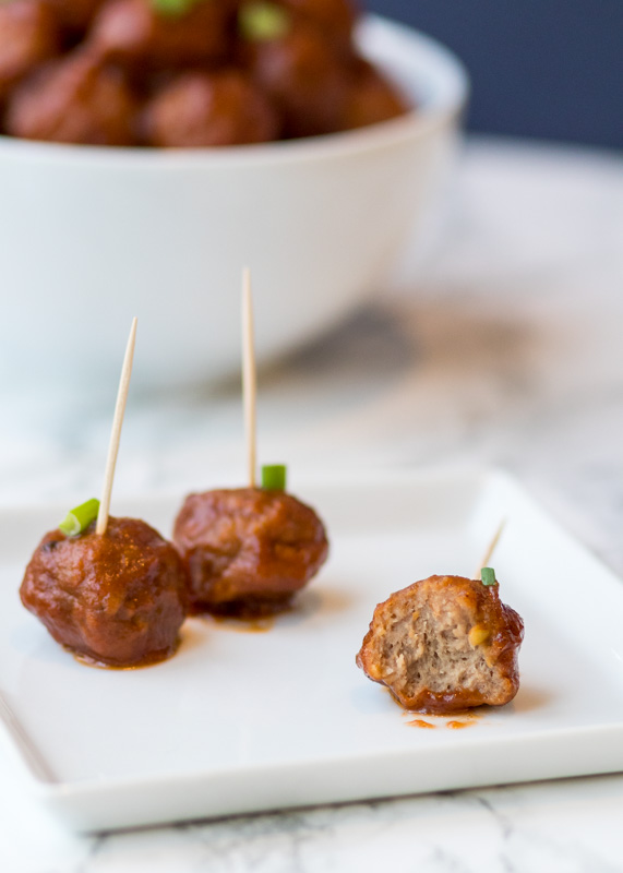 Best Slow Cooker Cocktail Meatballs  |  Lemon & Mocha