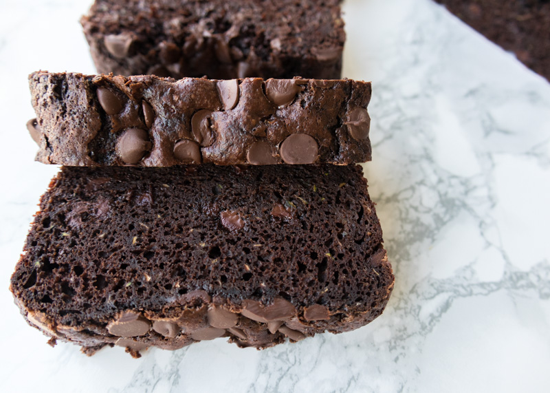 Double Chocolate Zucchini Bread  |  Lemon & Mocha