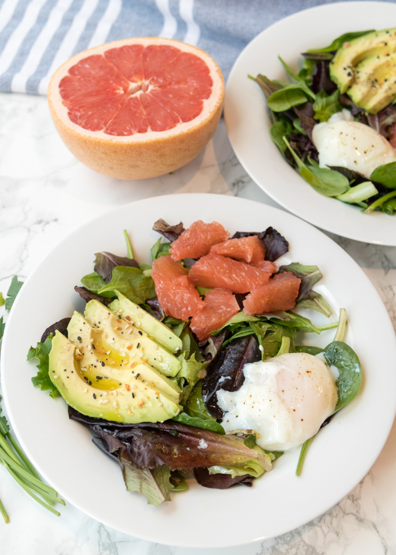 Breakfast Salad Bowls with Grapefruit & Avocado  |  Lemon & Mocha