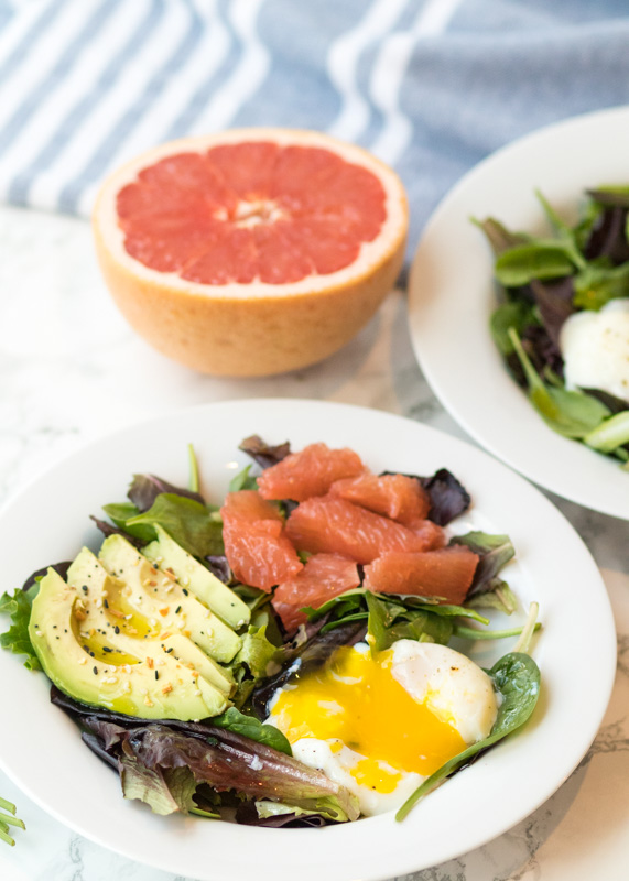 Breakfast Salad Bowls with Grapefruit & Avocado  |  Lemon & Mocha