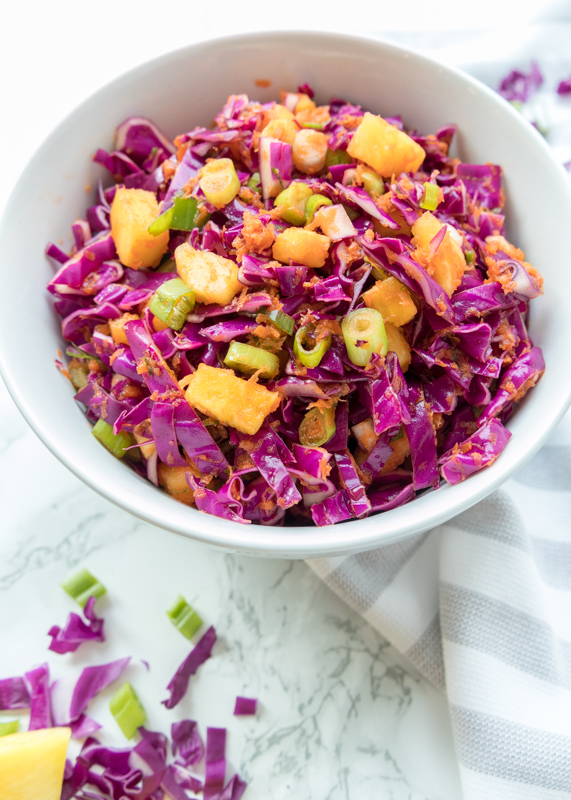 Asian Pineapple Slaw  |  Lemon & Mocha