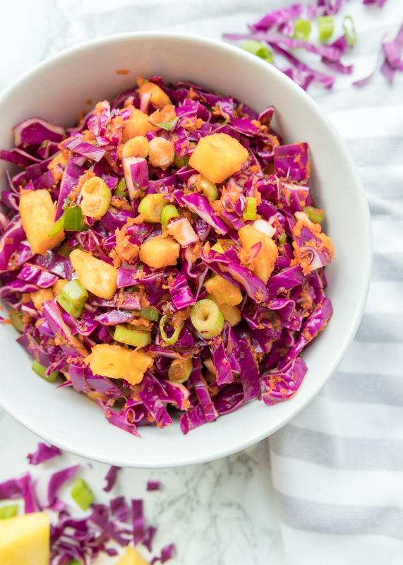 Asian Pineapple Slaw