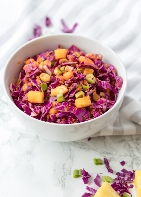 Asian Pineapple Slaw  |  Lemon & Mocha