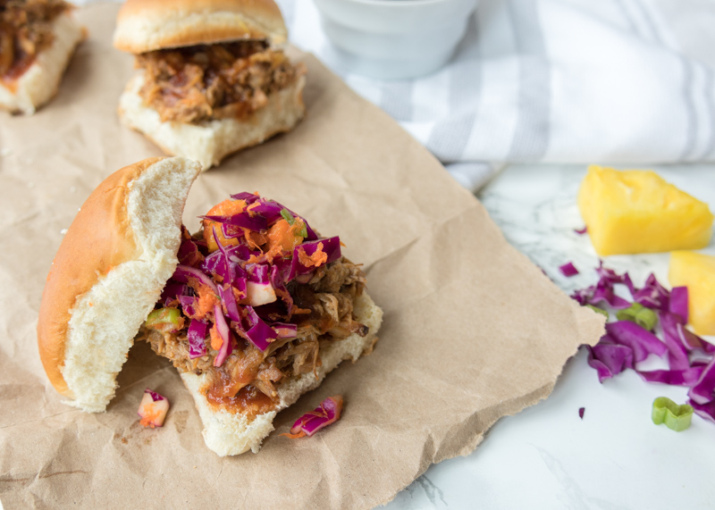 Hawaiian Barbecue Slow Cooker Pulled Pork  |  Lemon & Mocha