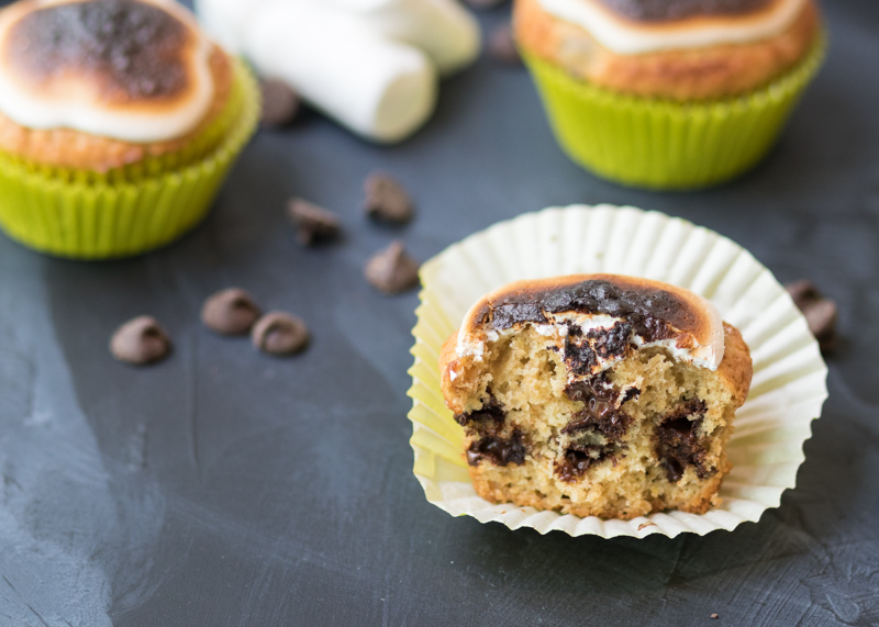 S'mores Muffins  |  Lemon & Mocha