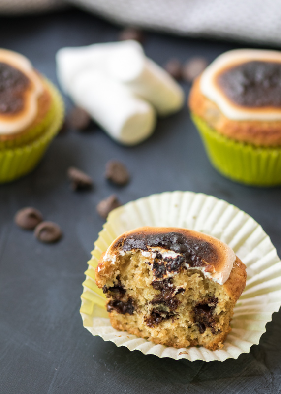 S'mores Muffins  |  Lemon & Mocha