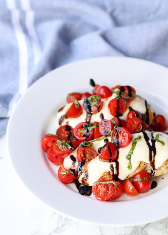 Caprese Grilled Chicken  |  Lemon & Mocha