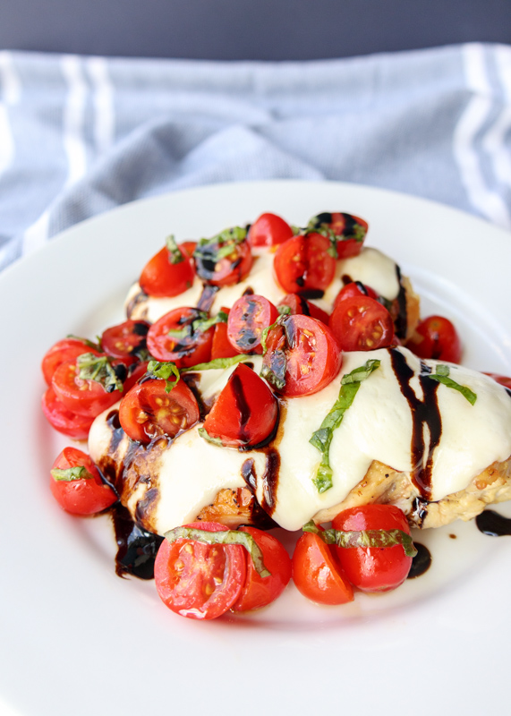 Caprese Grilled Chicken  |  Lemon & Mocha