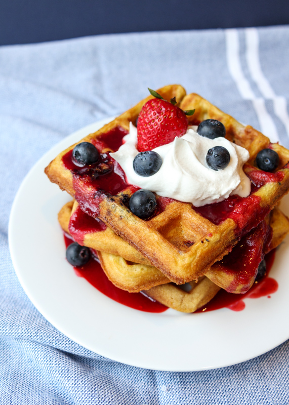 Triple Berry Waffles  |  Lemon & Mocha