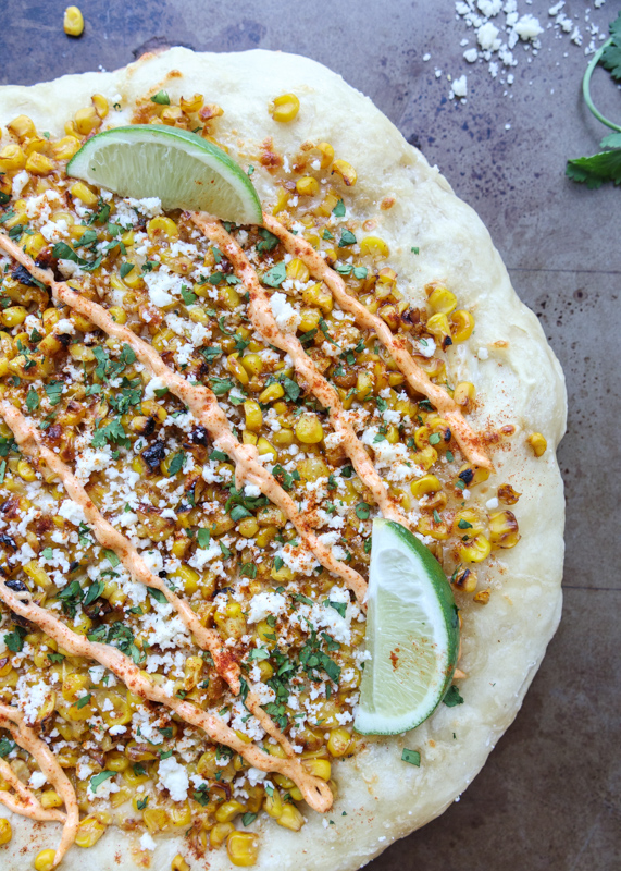 Elote Pizza  |  Lemon & Mocha