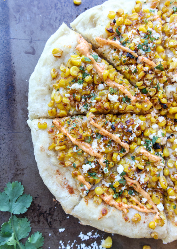 Elote Pizza  |  Lemon & Mocha