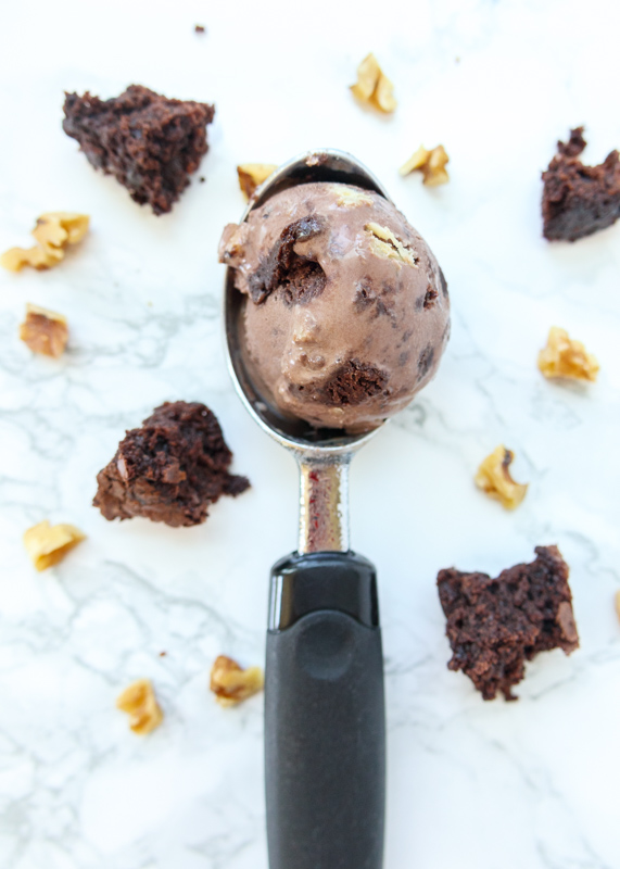 Chocolate Brownie Walnut Ice Cream  |  Lemon & Mocha