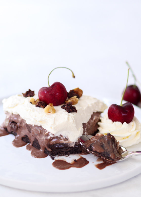 Hot Fudge Brownie Sundae Ice Cream Pie  |  Lemon & Mocha