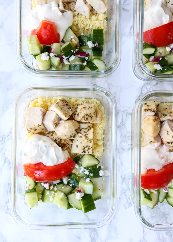 Greek Chicken Bowls