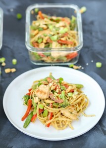 Sesame Peanut Noodles with Chicken  |  Lemon & Mocha