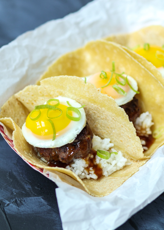 Loco Moco Tacos  |  Lemon & Mocha