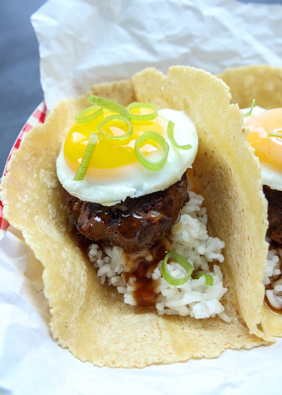 Loco Moco Tacos  |  Lemon & Mocha