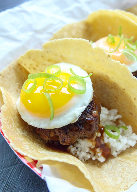 Loco Moco Tacos  |  Lemon & Mocha