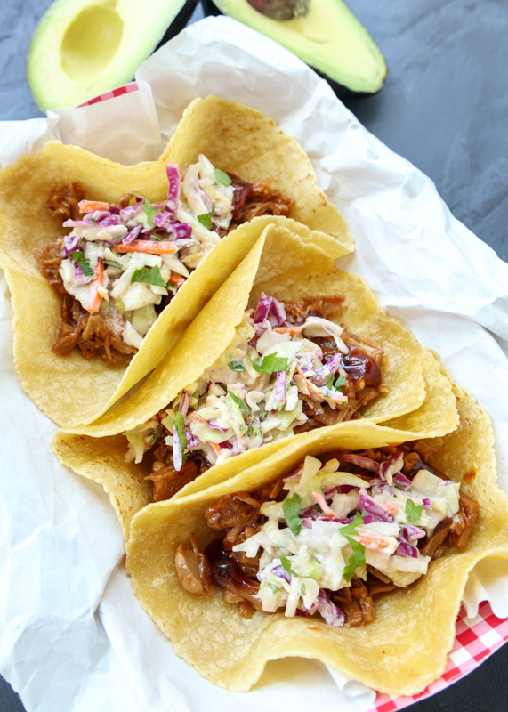 Barbecue Jackfruit Tacos  |  Lemon & Mocha