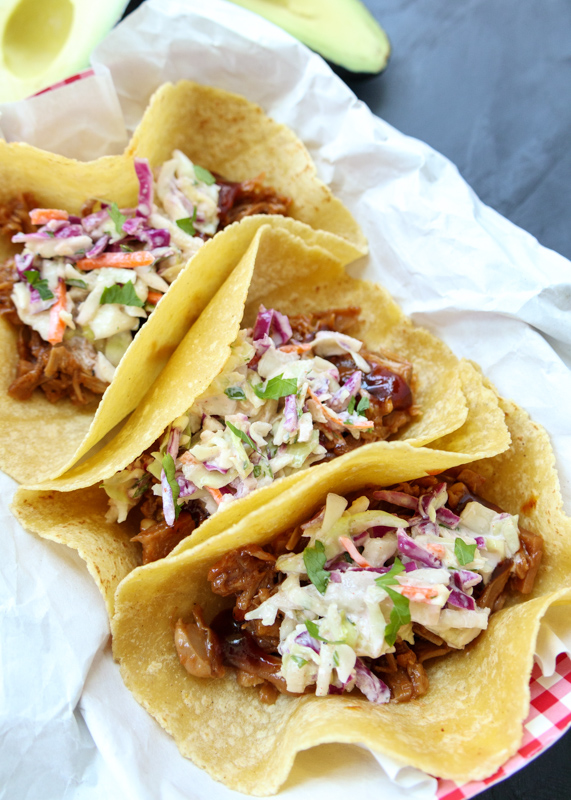 Barbecue Jackfruit Tacos  |  Lemon & Mocha