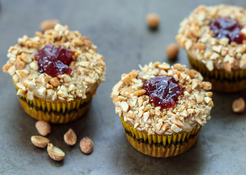 Peanut Butter & Jelly Muffins  |  Lemon & Mocha