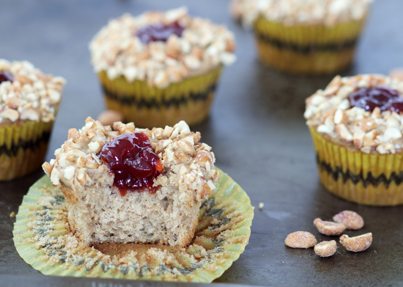 Peanut Butter & Jelly Muffins  |  Lemon & Mocha