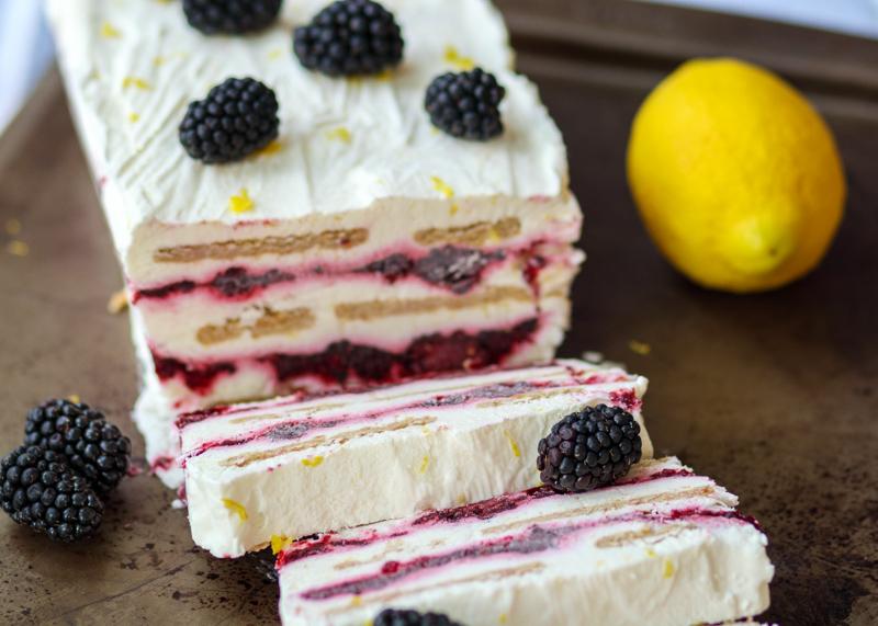 Lemon Blackberry Icebox Cake  |  Lemon & Mocha