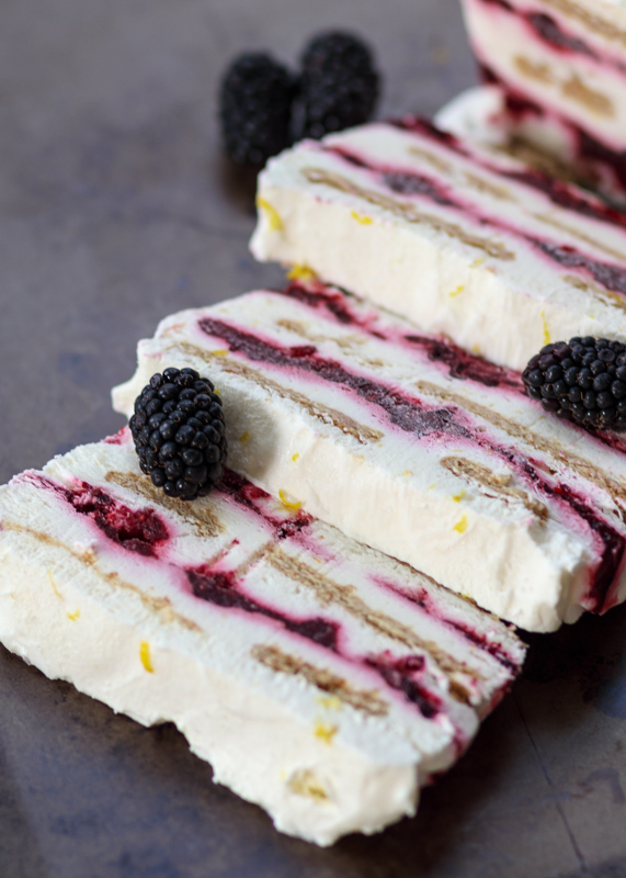 Lemon Blackberry Icebox Cake  |  Lemon & Mocha