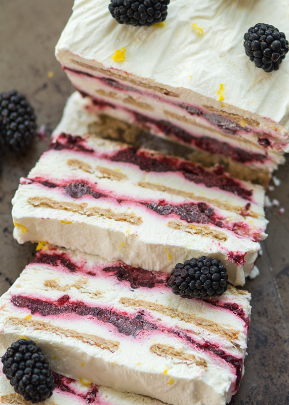 Lemon Blackberry Icebox Cake  |  Lemon & Mocha