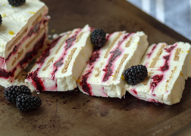 Blackberry and Chocolate Ice Cream Icebox Cake Recipe