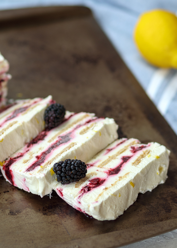 Lemon Blackberry Icebox Cake  |  Lemon & Mocha