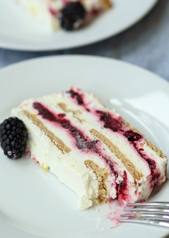 Lemon Blackberry Icebox Cake  |  Lemon & Mocha