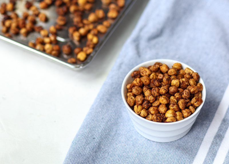 Crispy Roasted Chickpeas  |  Lemon & Mocha