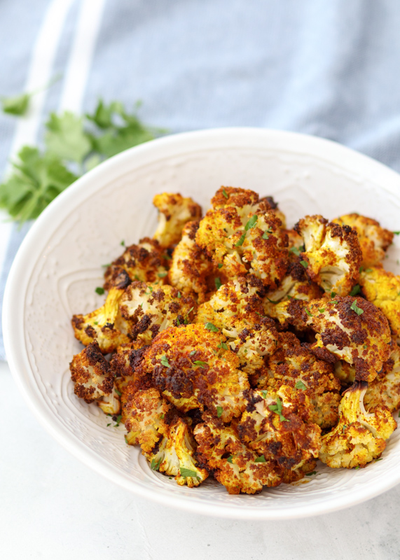 Roasted Turmeric Spiced Cauliflower  |  Lemon & Mocha