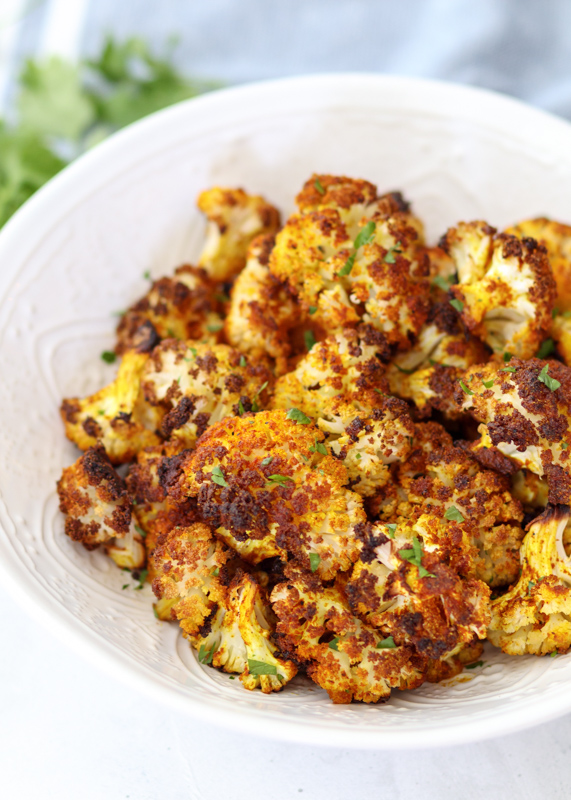 Roasted Turmeric Spiced Cauliflower  |  Lemon & Mocha