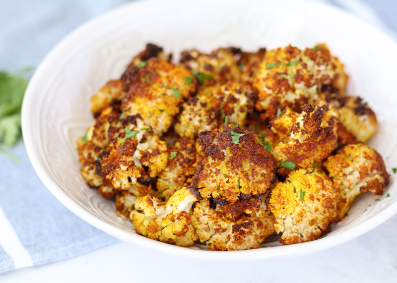 Roasted Turmeric Spiced Cauliflower  |  Lemon & Mocha