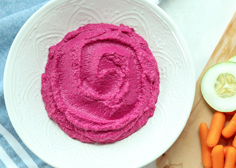 Roasted Beet Hummus  |  Lemon & Mocha