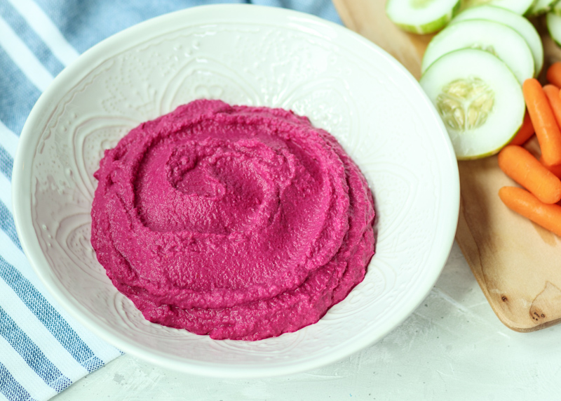 Roasted Beet Hummus  |  Lemon & Mocha