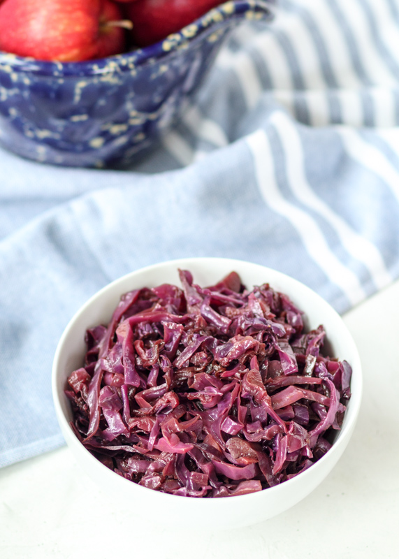 Braised Red Cabbage with Apples  |  Lemon & Mocha