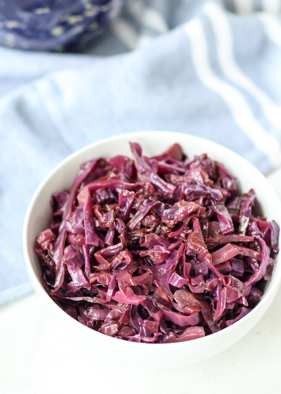 Braised Red Cabbage with Apples  |  Lemon & Mocha