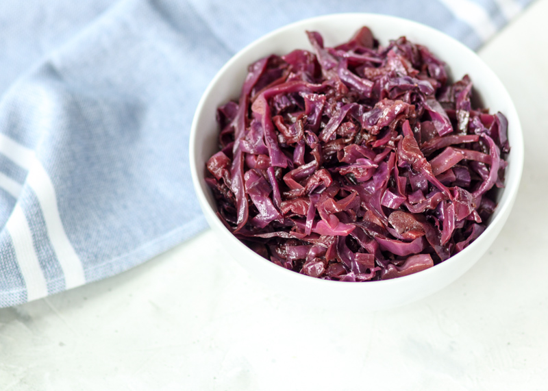 Braised Red Cabbage with Apples  |  Lemon & Mocha