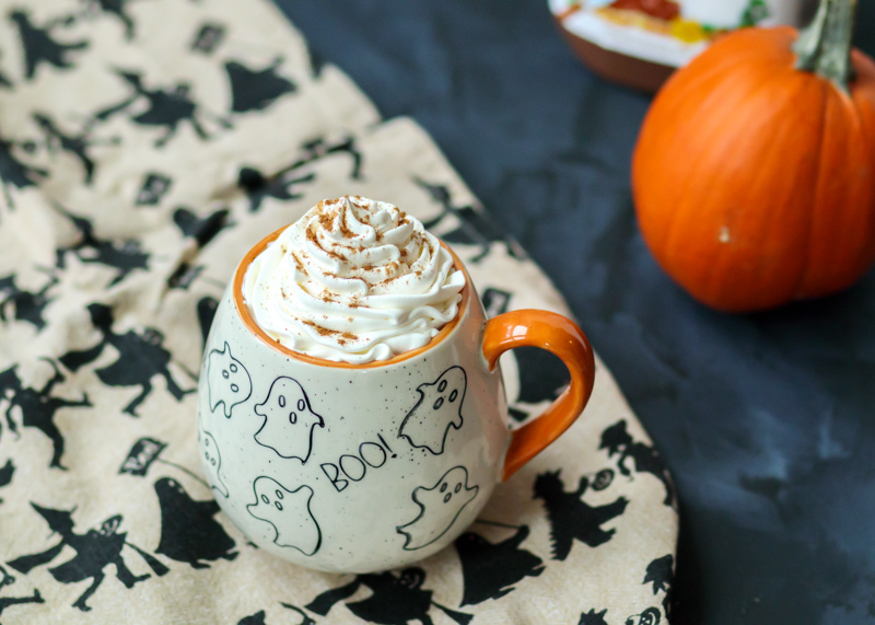 Boozy Pumpkin Nutella Hot Chocolate  |  Lemon & Mocha