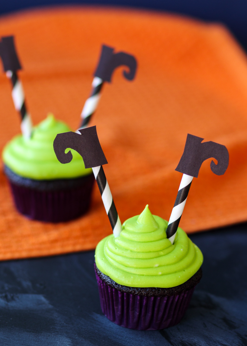 Halloween Witch Chocolate Cupcakes  |  Lemon & Mocha