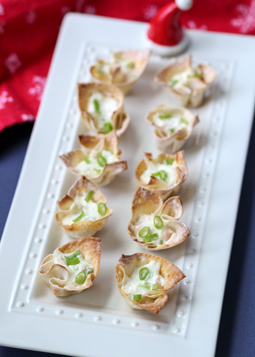 Shrimp Rangoon Wonton Bites  |  Lemon & Mocha