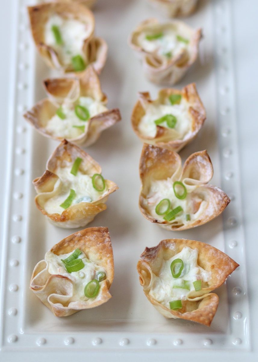 Shrimp Rangoon Wonton Bites  |  Lemon & Mocha